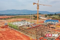 蓝山县皮具箱包产业园总投资60亿元，工程建设正在有序进行中！